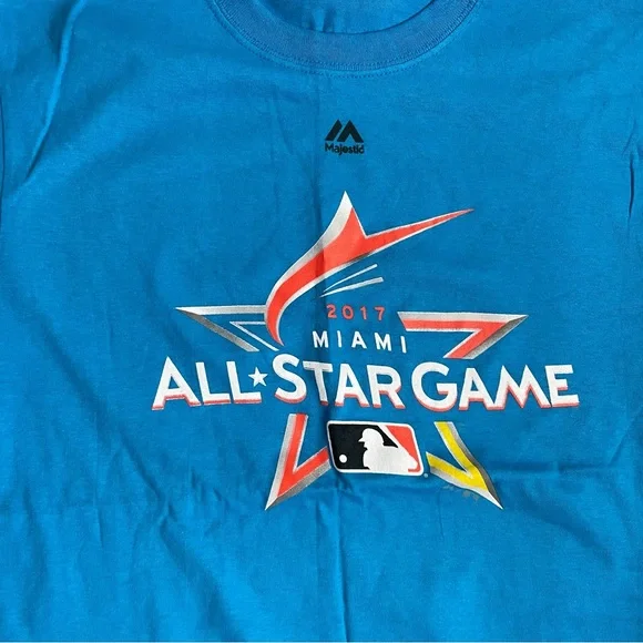 MLB 2017 All-Star Game Blue T-shirt - Picture 2 of 6